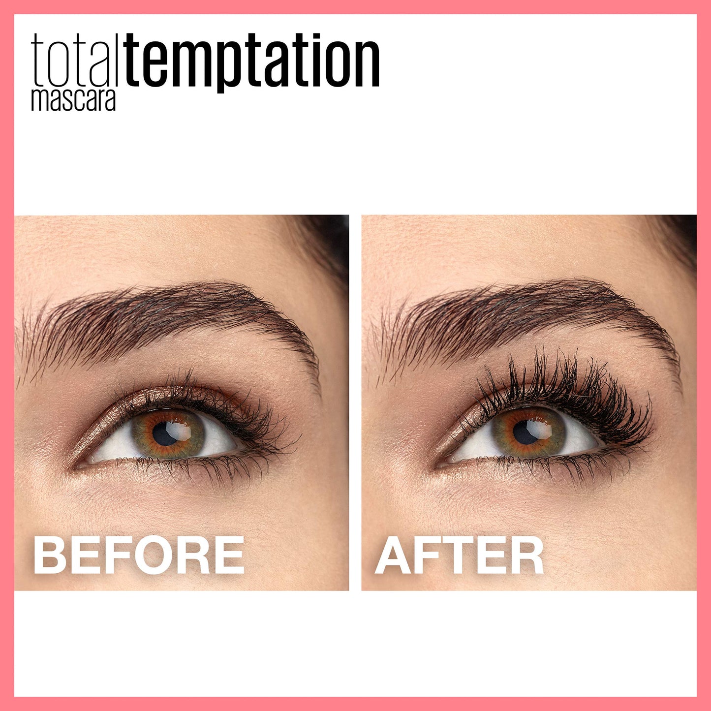 Maybelline New York Total Temptation Washable Mascara, Brownish Black, 0.27 fl. oz.