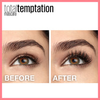 Maybelline New York Total Temptation Washable Mascara, Brownish Black, 0.27 fl. oz.