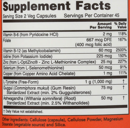 Now Foods Thyroid Energy, 90 CT