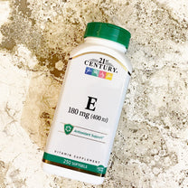 21st Century Vitamin E 400 IU Softgels, Antioxidant & Heart, 250 Count