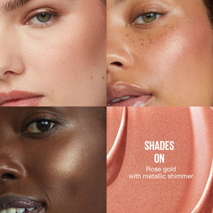 Maybelline Sunkisser Multi-Use Liquid Blush and Bronzer, Blendable, Longwear, Glowy Make Up, Shades On, 1 Count
