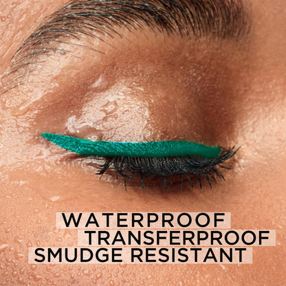 L'ORÉAL Infallible Grip Mechanical Gel Eyeliner Pencil, Smudge-Resistant, Waterproof Eye Makeup with Up to 36HR Wear, Emerald Green, 1 Kit, 1 Fl Oz (Pack of 1)