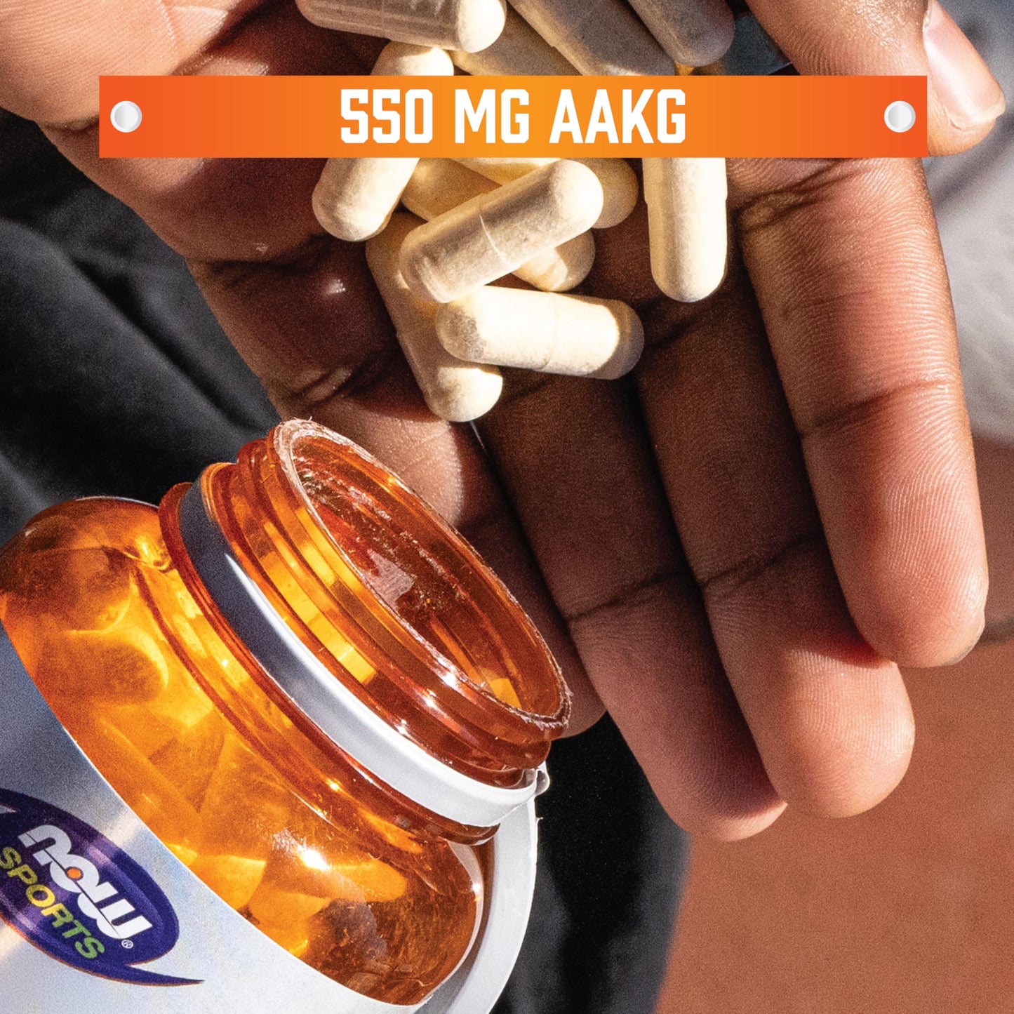 Now Sports, AAKG 2200, Arginine, Energy Production*, 180 Veg Caps