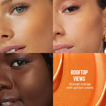 Maybelline Sunkisser Multi-Use Liquid Blush and Bronzer, Blendable, Longwear, Glowy Make Up, Rooftop Views, 1 Count