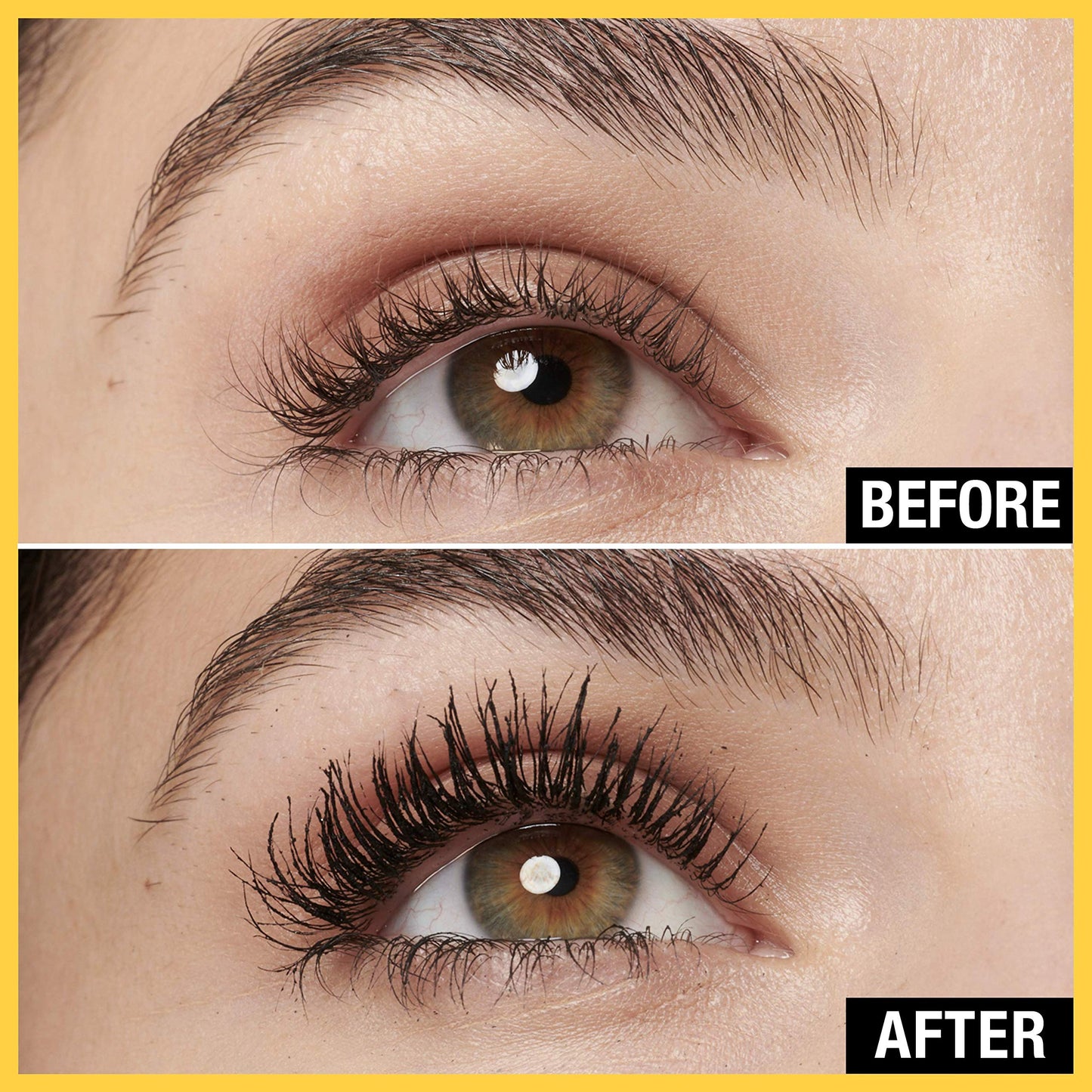 Maybelline Volum' Express The Colossal Waterproof Mascara, Volumizing, Thickening, Clump-Free Make Up Formula, Classic Black, 1 Count