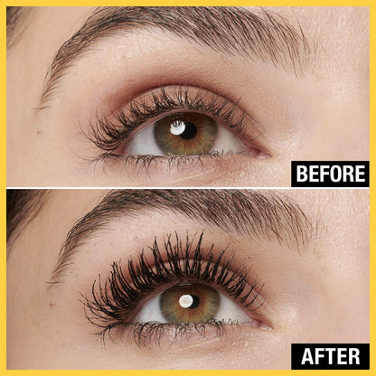Maybelline Volum' Express The Colossal Waterproof Mascara, Volumizing, Thickening, Clump-Free Make Up Formula, Classic Black, 1 Count