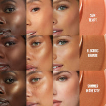 Maybelline Sunkisser Multi-Use Liquid Blush and Bronzer, Blendable, Longwear, Glowy Make Up, Electric Bronze, 1 Count