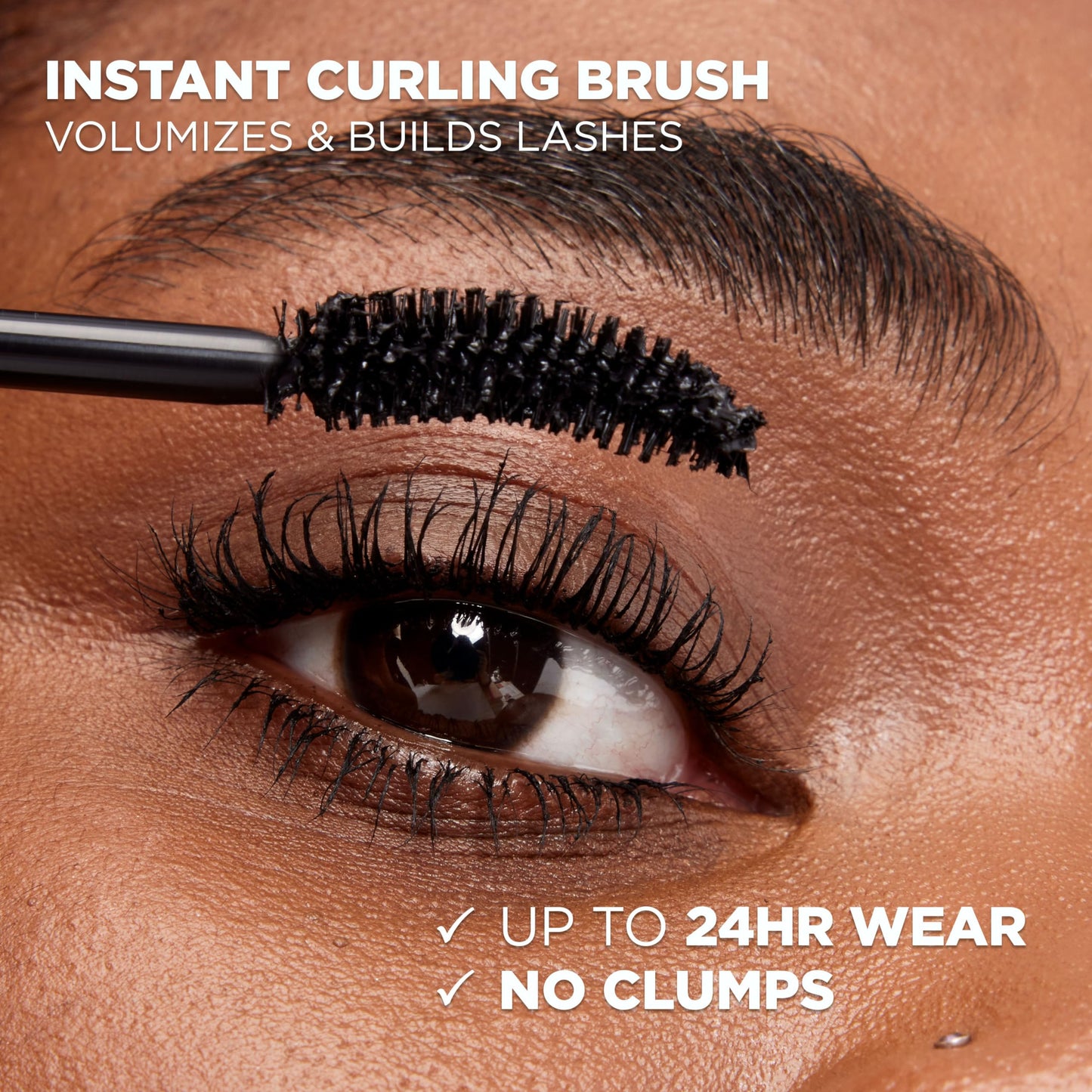 L’Oreal Paris Original Voluminous Mascara, Building Mascara Volume and Length Formula, Curved Brush, Washable, Black Brown, 0.26 Fl Oz., 1 Count