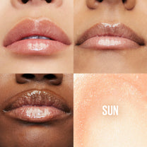 Maybelline Lifter Gloss, Hydrating Lip Gloss with Hyaluronic Acid, Sun, Clear Neutral, 0.18 Ounce