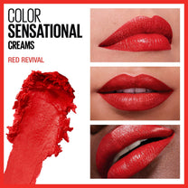 MAYBELLINE - Color Sensational Lipcolor 645 Red Revival - 0,15 oz (4.2 g)