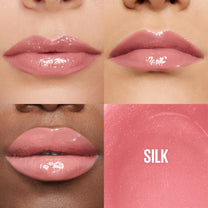 Maybelline Lifter Gloss, Hydrating Lip Gloss with Hyaluronic Acid, High Shine for Plumper Looking Lips, Silk, Warm Mauve Neutral, 0.18 Ounce