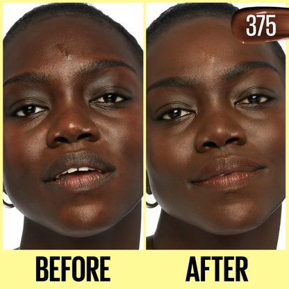 Maybelline Fit Me Tinted Moisturizer, Natural Coverage, Face Makeup, 375, 1 Count