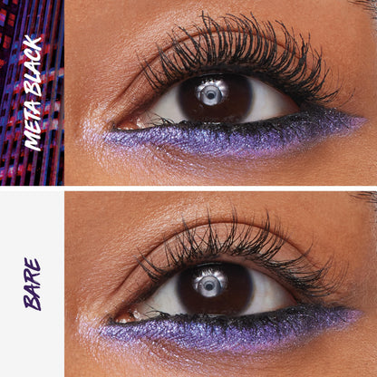 Maybelline The Falsies Surreal Extensions Washable Mascara, Volumizing, Lengthening Mascara Make Up, Meta Black, 1 Count