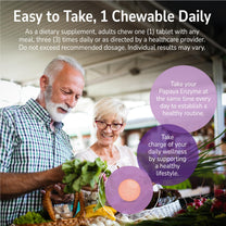 21st Century Papaya Enzyme Chewables for Digestion, Tropical, 100 Count