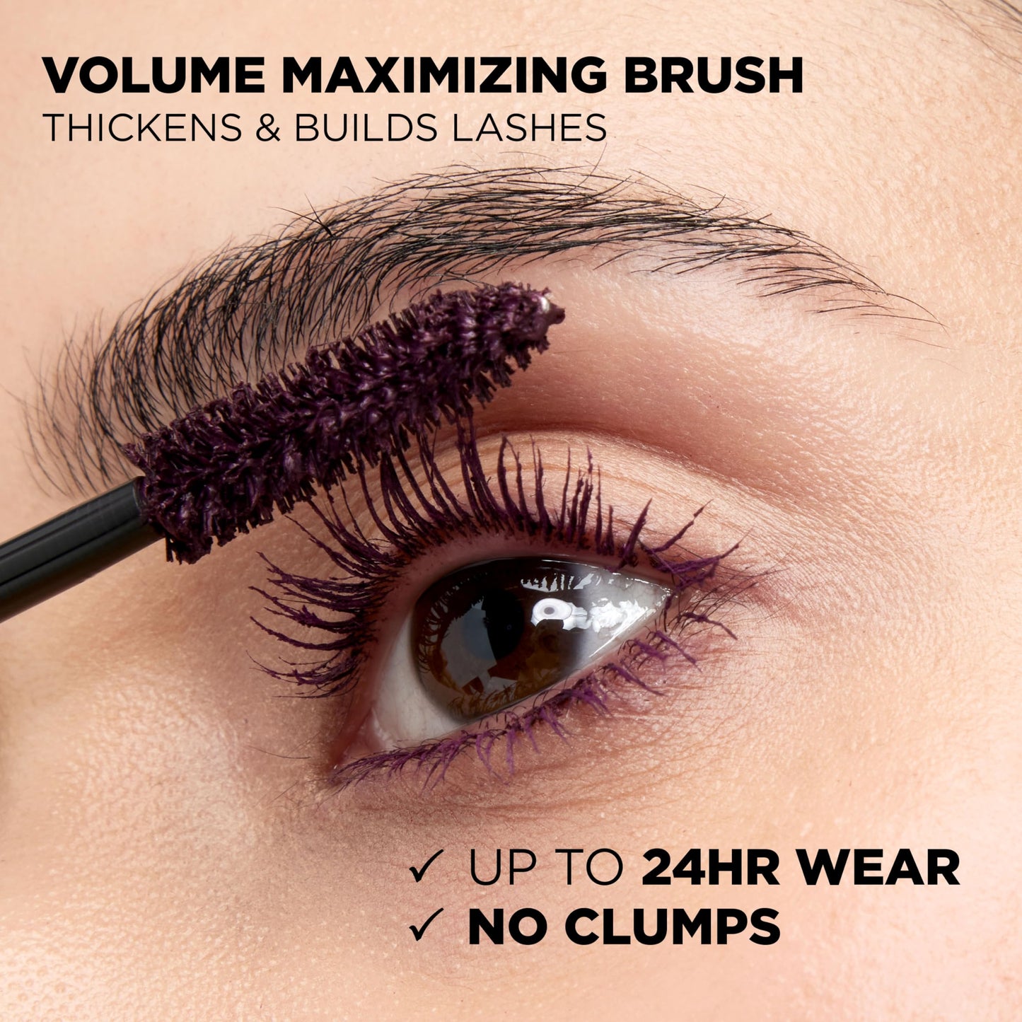 L'Oreal Paris L’Oreal Paris Original Voluminous Mascara, Building Mascara Volume and Length Formula, Washable, Deep Violet, 0.26 Fl Oz., 1 Count