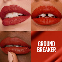 Maybelline Super Stay Matte Ink Liquid Lipstick Makeup, Long Lasting High Impact Color, Up to 16H Wear, Ground-Breaker, Maple Leaf Red, 1 Count, Packaging May Vary