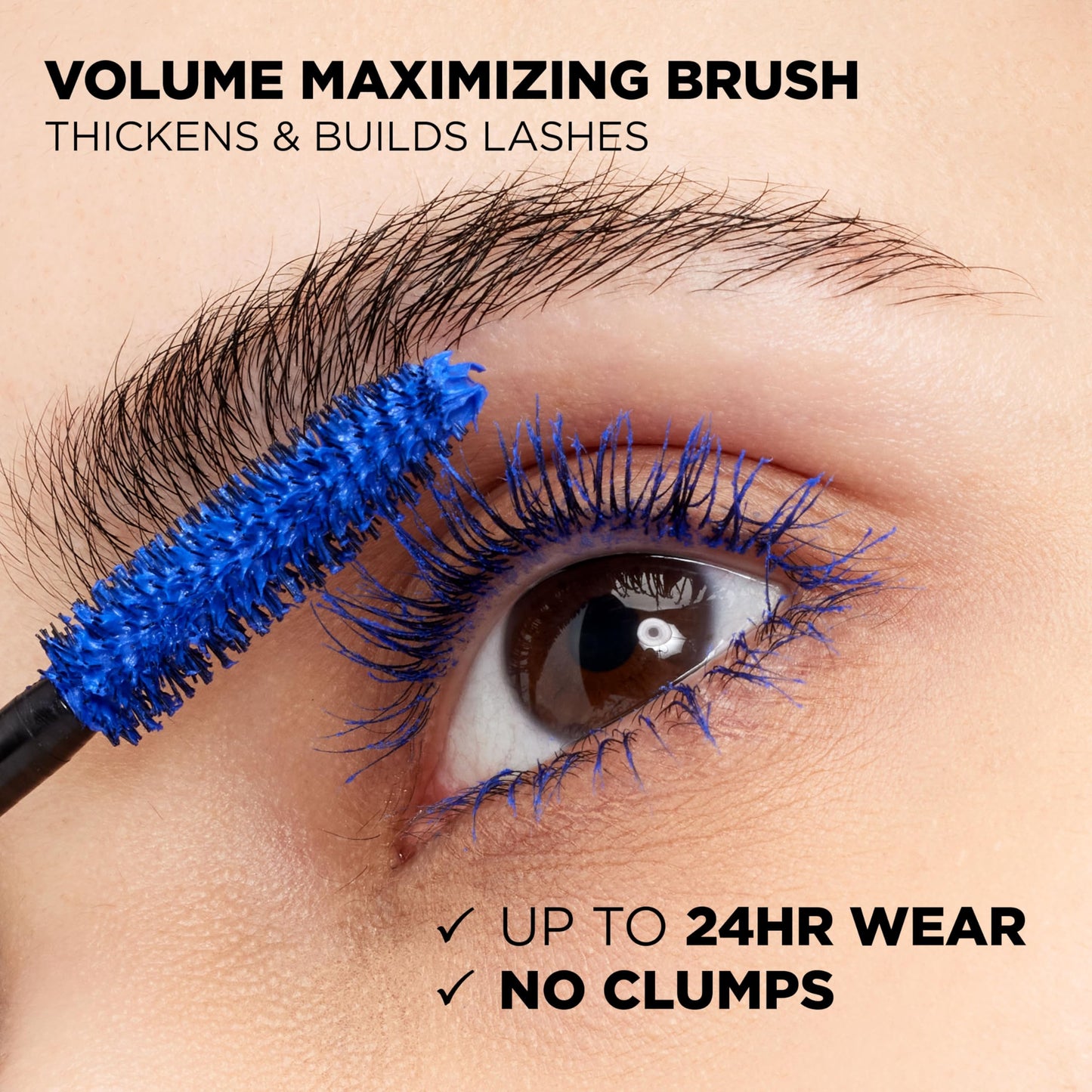 L’Oreal Paris Original Voluminous Mascara, Building Mascara Volume and Length Formula, Washable, Cobalt, 0.26 Fl Oz., 1 Count