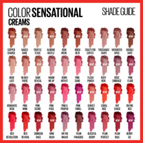 Maybelline Color Sensational Lipstick, Lip Makeup, Cream Finish, Hydrating Lipstick, Plum Paradise, Wine Plum ,1 Count