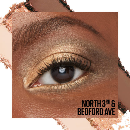 Maybelline New York Shadow Blocks Shadow Blocks Eyeshadow Palette, Stacked Eye Shadow Trio, North 3rd & Bedford Ave, 0.08 oz