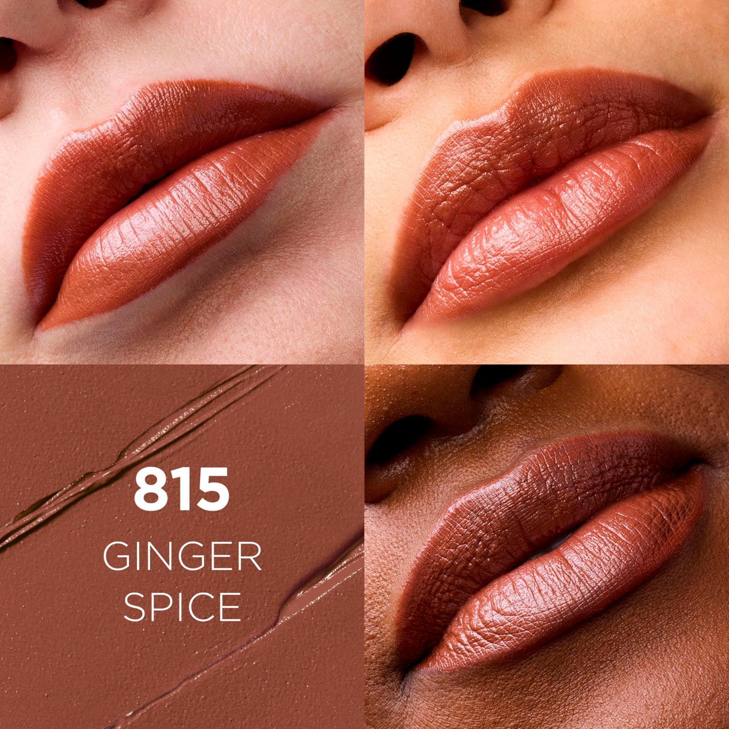 L'Oreal Paris Colour Riche Original Creamy, Hydrating Satin Lipstick with Argan Oil and Vitamin E, Ginger Spice , 1 Count