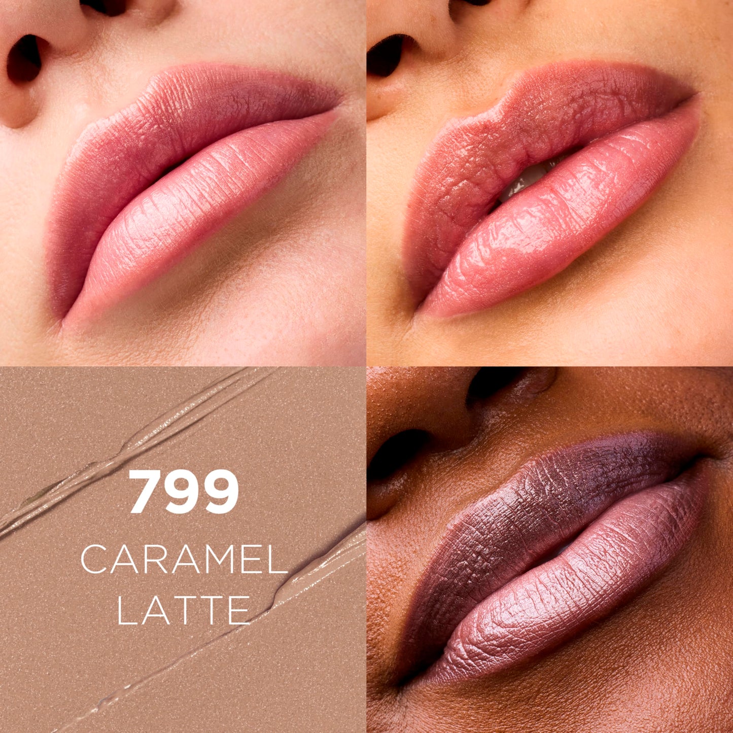 L'Oreal Paris Colour Riche Original Creamy, Hydrating Satin Lipstick with Argan Oil and Vitamin E, Caramel Latte , 1 Count