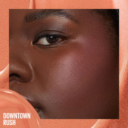 Maybelline Sunkisser Multi-Use Liquid Blush and Bronzer, Blendable, Longwear, Glowy Make Up, Downtown Rush, 1 Count