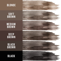 Maybelline Tattoo Studio Brow Styling Gel, Waterproof Eyebrow Make Up, Brow Tint for Up to 36HR Wear, Soft Brown, 1 Count