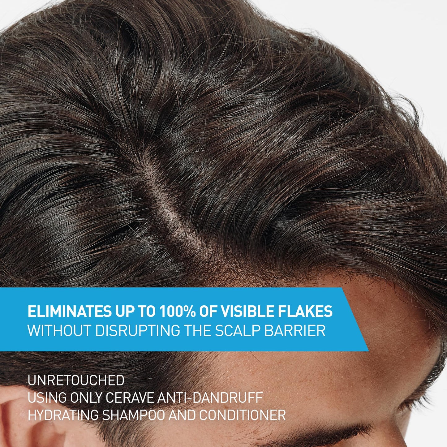CeraVe Hydrating Anti Dandruff Shampoo, 1% Pyrithione Zinc Dandruff Treatment With Ceramides, Niacinamide, Hyaluronic Acid, Eliminate Flake,Provides Itchy Scalp Relief, Sulfate-Free, 12 Oz (Pack of 2)