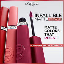 L'Oreal Paris Infallible Matte Resistance Liquid Lipstick, up to 16 Hour Wear, Pay Day 560, 0.16 Fl Oz