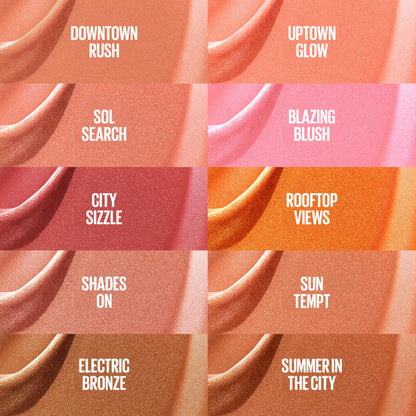 Maybelline Sunkisser Multi-Use Liquid Blush and Bronzer, Blendable, Longwear, Glowy Make Up, Electric Bronze, 1 Count