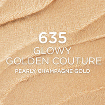 L'Oreal Paris True Match Lumi Le Glow Highlighter Stick, Luminous, Satin, Glowy Highlighter for Face and Body, 635 Golden Couture, 0.17 Oz