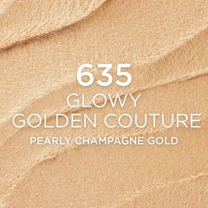 L'Oreal Paris True Match Lumi Le Glow Highlighter Stick, Luminous, Satin, Glowy Highlighter for Face and Body, 635 Golden Couture, 0.17 Oz