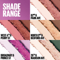 Maybelline New York Shadow Blocks Shadow Blocks Eyeshadow Palette, Stacked Eye Shadow Trio, West 4th & Perry St, 0.08 oz